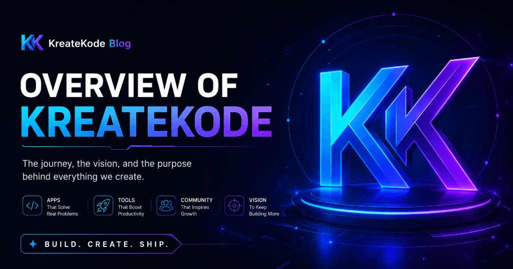 KreateKode: Our Story, Products, Tools & Vision | Software Studio